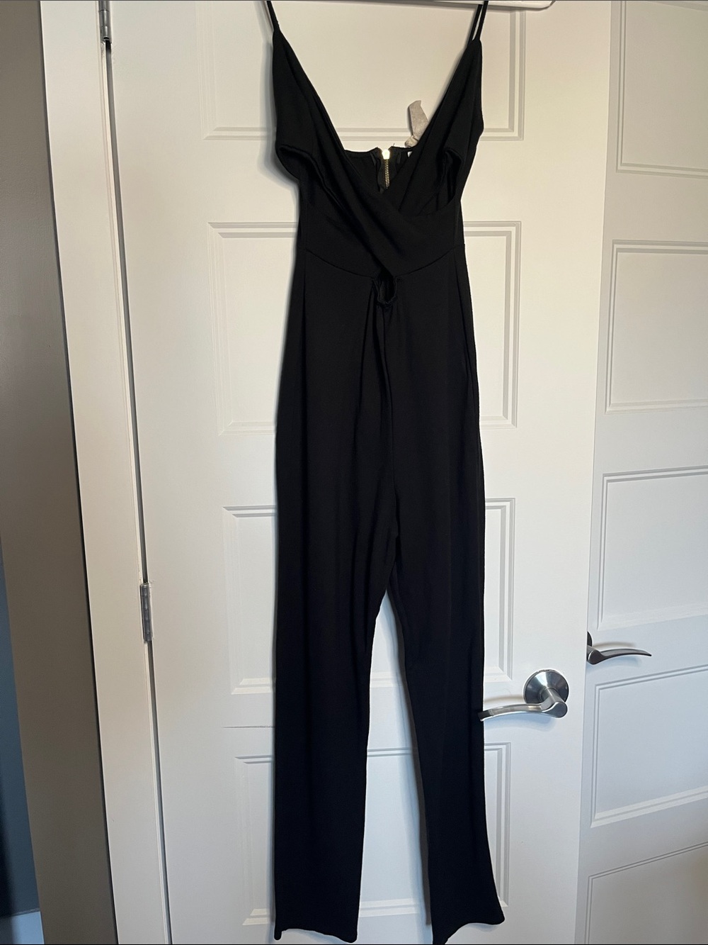 Women's Black Sleeveless Jumpsuit